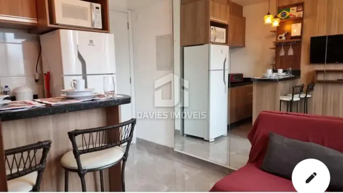 Studio à venda em Curitiba-PR. Mobiliado | no Centro, por apenas 310,000.00