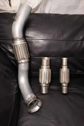 Downpipe + 2 flexíveis - Amarok V6
