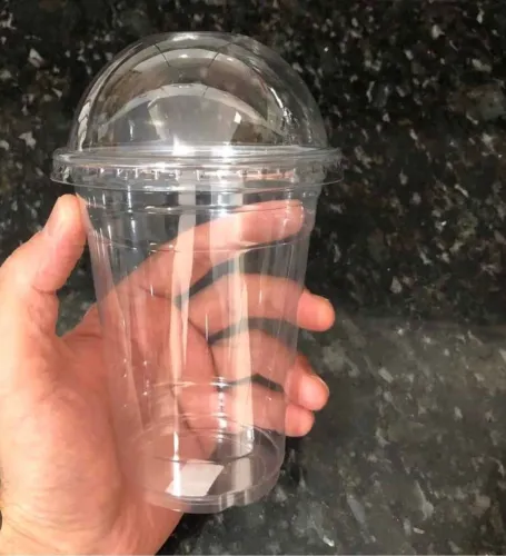 Copo bolha com tampa sem furo 400 ml cada, pacote com  40 unidades Galvanotex  