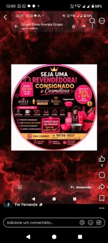 revenda consigando e cosmesticos