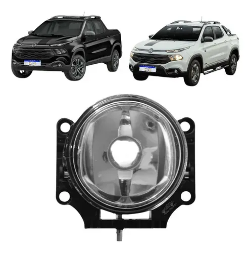 Farol Milha Fiat Toro 2016 2017 2018 2019 2020 2021 Esquerdo Cristal