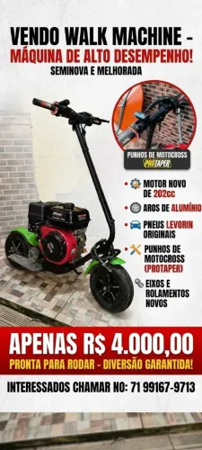 Walk machine/patinete motorizado