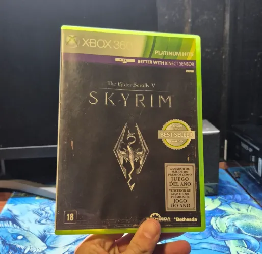 Jogo The Elder Scrolls V: Skyrim - Xbox 360 Original (Com Manual)