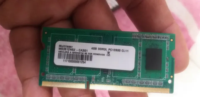 Memoria de notbook ddr3 4gb 