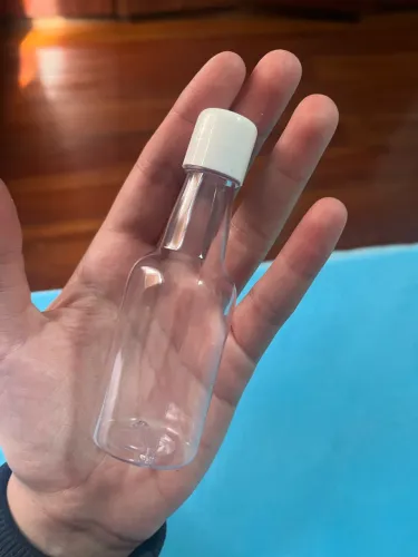 Frascos PET Transparentes 50ml Novos com Tampa