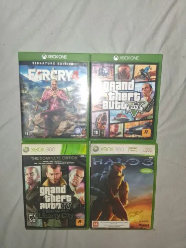 Jogos de Xbox one e 360