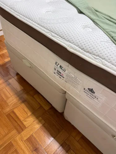 Colchão super luxo macio com box duplo