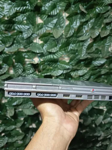 PS2 slim prata travado