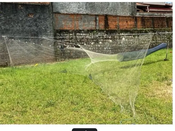 Rede de pesca Tipo aviãozinho para pegar camarão, peixe e siri com iluminação.