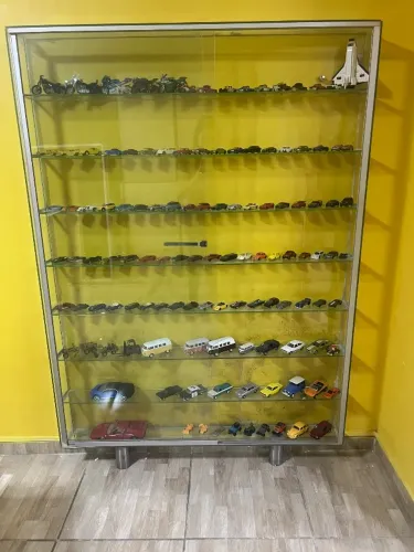 Estante de vidro 