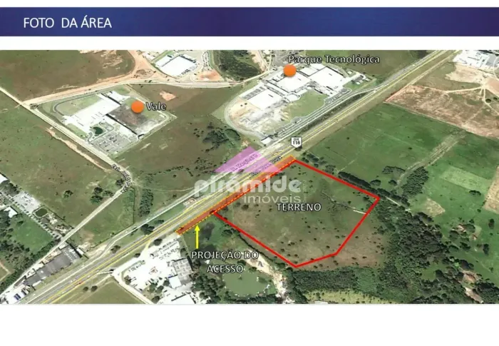 Terreno à venda, Eugenio de Melo, São José dos Campos, SP