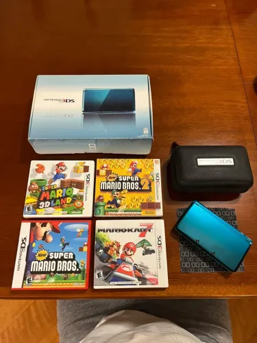 Nintendo 3DS Impecável + 04 Jogos
