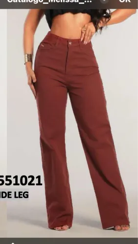 Calça Feminina Jeans cos alto Promoção