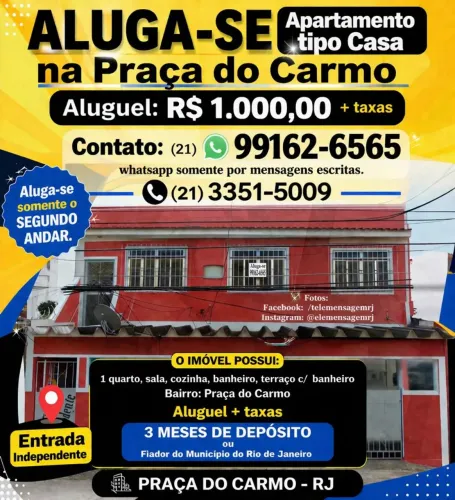 ALUGA-SE: Apartamento tipo Casa.leia.<br>Entrada independente - Leia com atenção.<br>