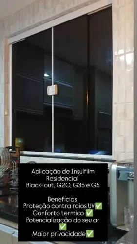 Aplicação de insulfilm