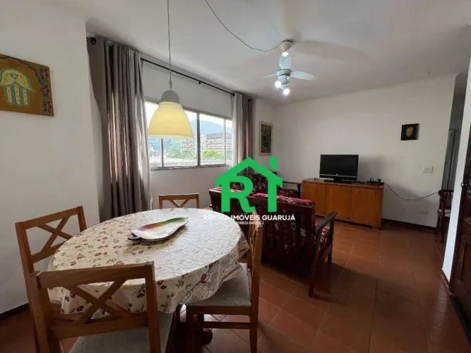 Apartamento com 2 Quartos, Sacada, à venda em Pitangueiras, Guarujá.