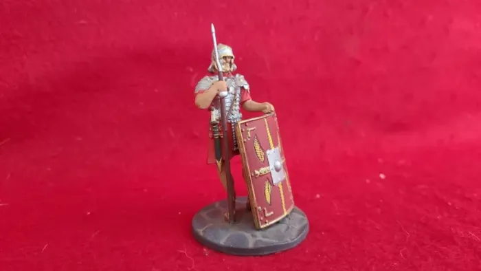 Miniatura Legionário Infantaria Roma Antiga COM FASCÍCULO