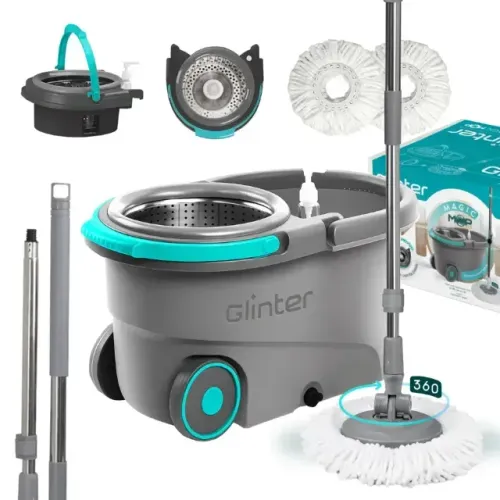 Mop Glinter giratório com 2 refis