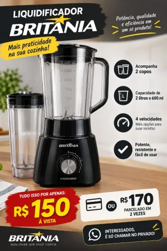 Liquidificador novo