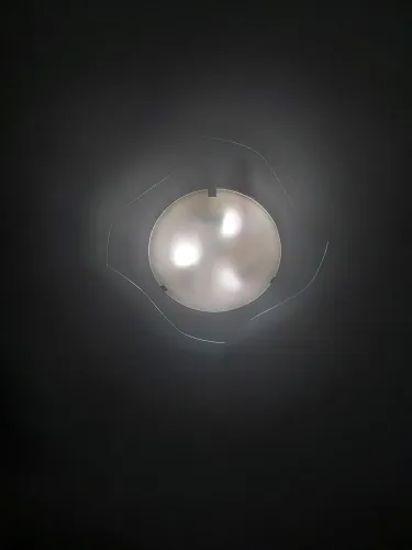Lustre de Vidro Redondo + Lâmpadas