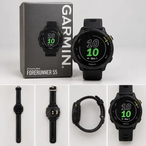 Garmin Forerunner 55 original, usado e em bom estado de conservação.
