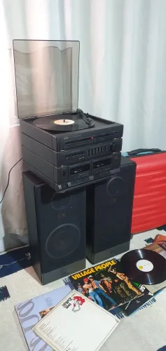 Toca disco 3 em1 antigo 