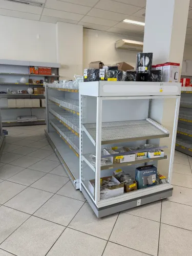 Gôndolas ide aço reforçado meio de loja