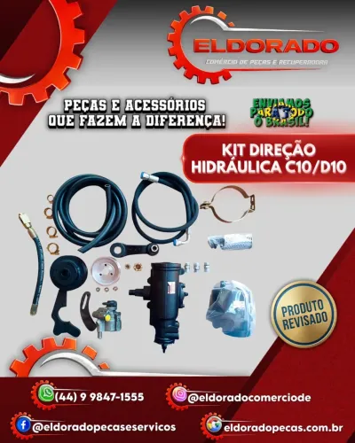 Kit direção hidráulica c10/d10
