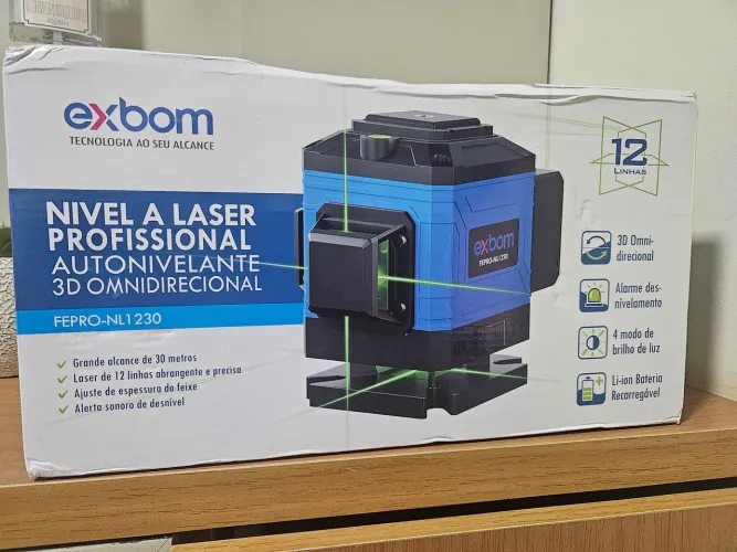 Nível laser exbom 12 linhas 3D