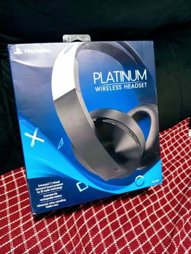 Fone Headset PS4 PS5 Platinum p/colecionador 