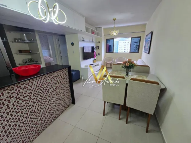 Lindo apartamento mobiliado disponível para venda no bairro do Espinheiro 1 quarto - 1 vag