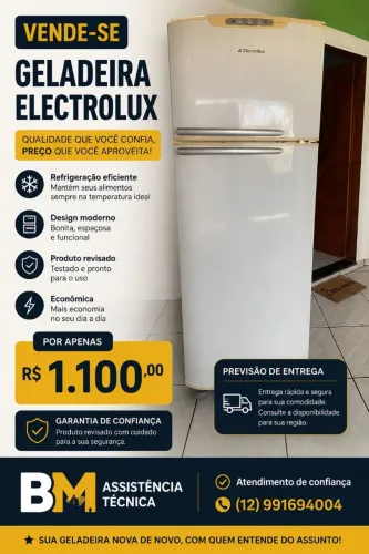 Geladeira Electrolux conservada