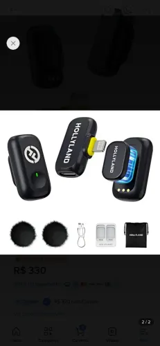 Microfone hollyland Lark a1