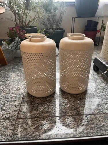 Porta Velas para Jardim - lanterna tamanho pequeno