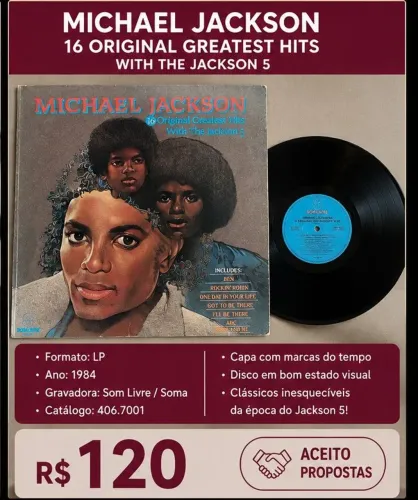 LP Michael Jackson / Jackson 5 - 16 Original Greatest Hits