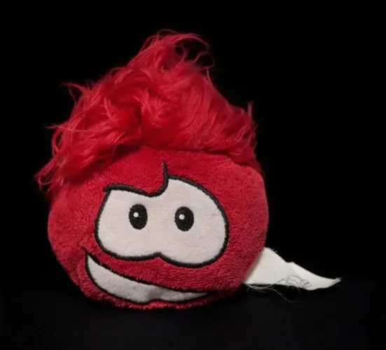 Club Penguin Pelúcia Puffle Vermelho Original Jakks