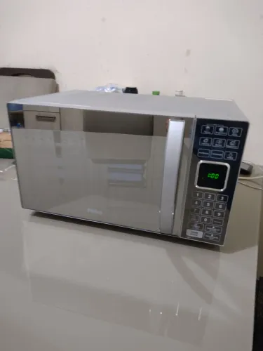 Microondas Philco 25 litros, Cinza Metálico, Espelhado