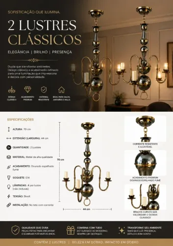 Lustres Colonial Vintage