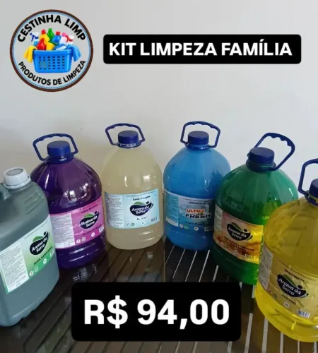KIT LIMPEZA DA FAMILIA