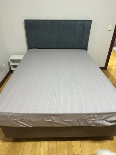 Cama Box Casal com Cabeceira