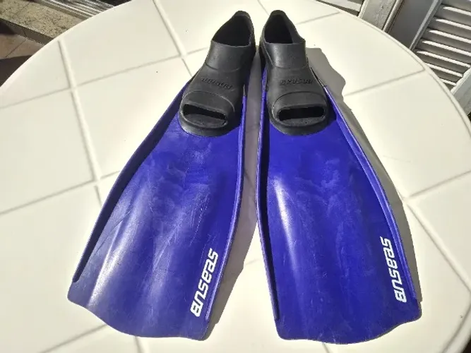 Pé De Pato Seasub Tamanho M (39/41) 27cm Na Calçadeira