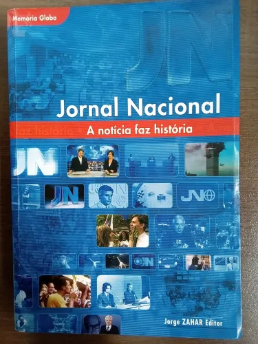 Livro: Jornal Nacional- A notícia faz história + DVD TV Globo 50 anos de Jornalismo.