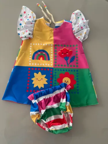 Vestido infantil tamanho 1 ano