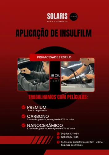 Aplicação de Insulfilm
