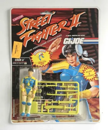 Street Fighter II Chun-Li G.I. Joe Hasbro 1993 Vintage Lacrado
