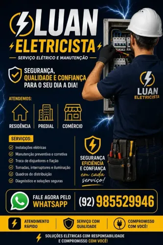 Eletricista residencial e comercial
