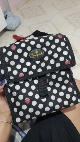 Lancheira Térmica / Bolsa Moranguinho Polka Dot - Seminova (Pouquíssimo Uso!)