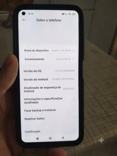 ? TROCO XIAOMI MI 11 LITE 5G NE 128GB ? Tampa traseira trincada e digital não funciona