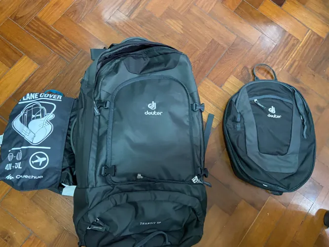 Mochila Deuter Transit 50l + 10l
