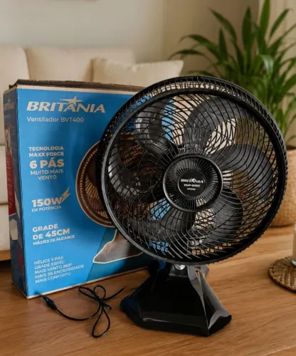 Ventilador de mesa Britânia 40cm